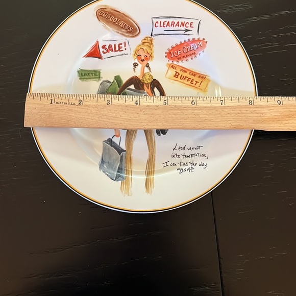 Sakura Glamour Girls Salad/Luncheon/Cookie Plate - Picture 7 of 7